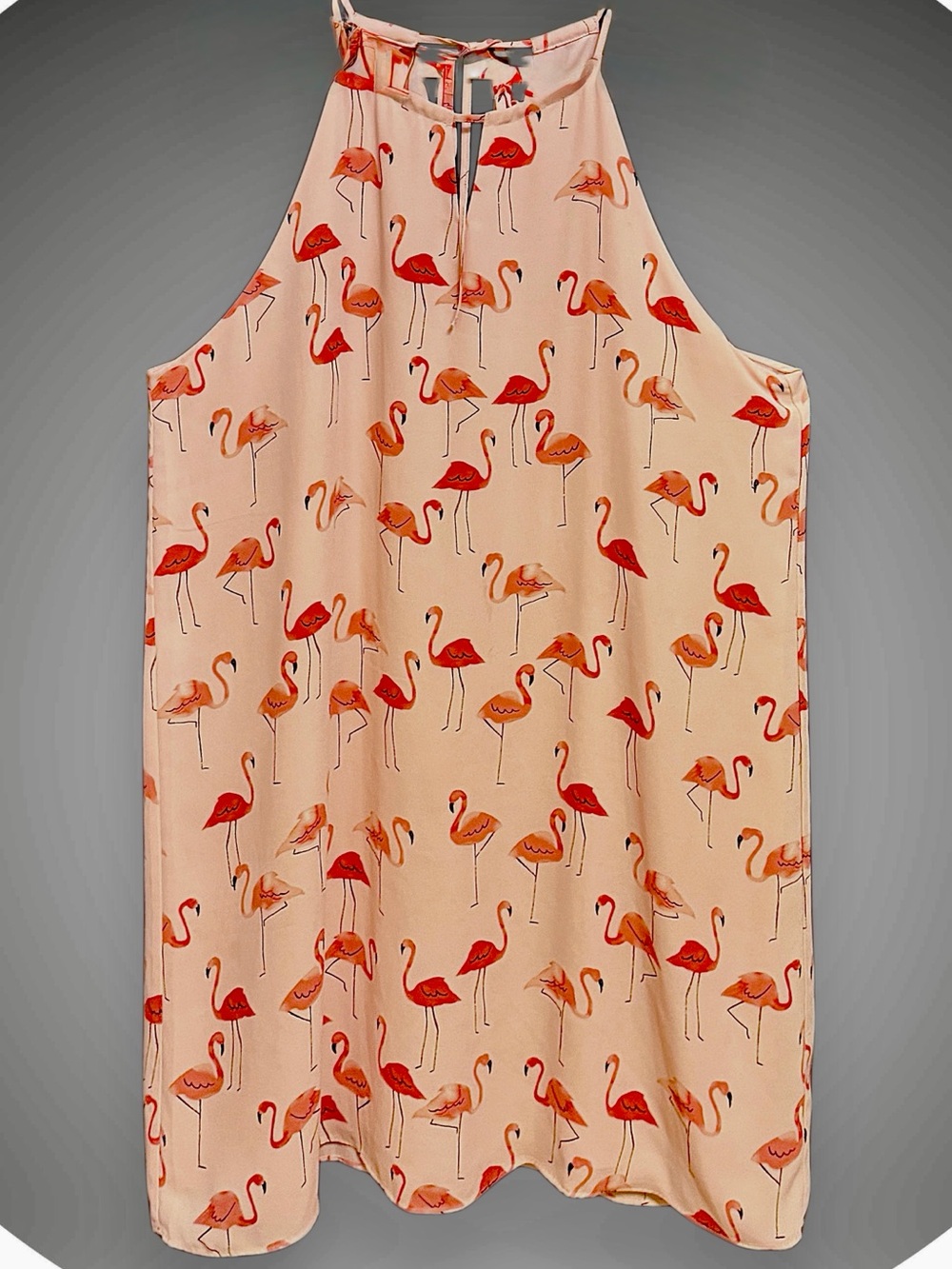 Finn & Grace Women’s Pink Flamingo Mini Dress size XL
